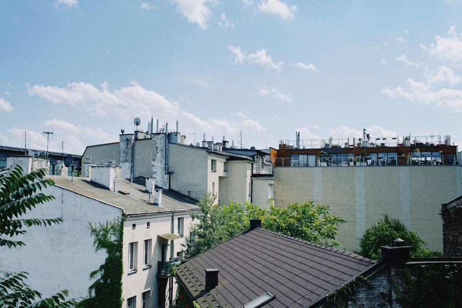 Pogled na krovove zagrebačkih zgrada